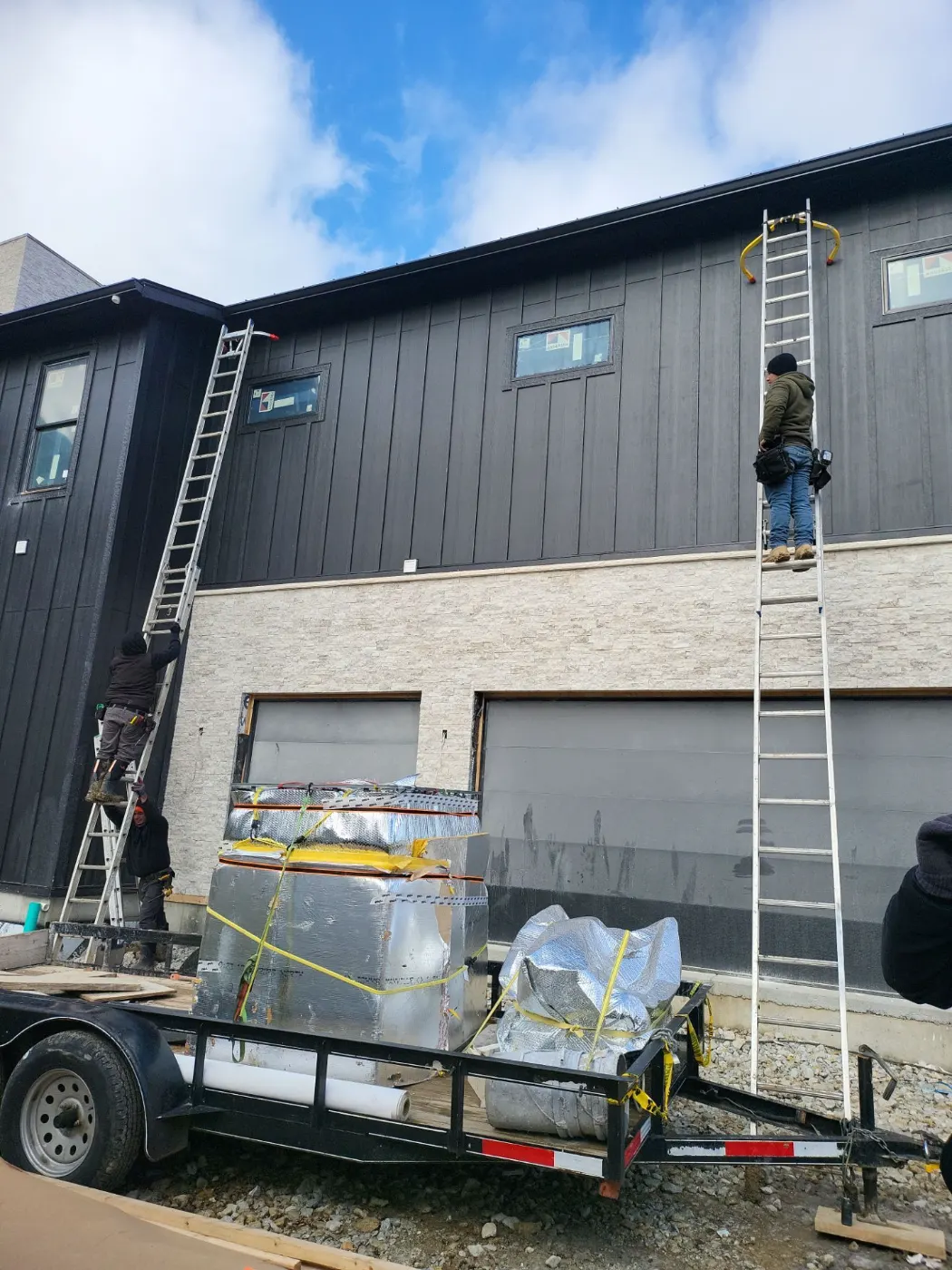 Storm-damaged siding documented in Britton Falls