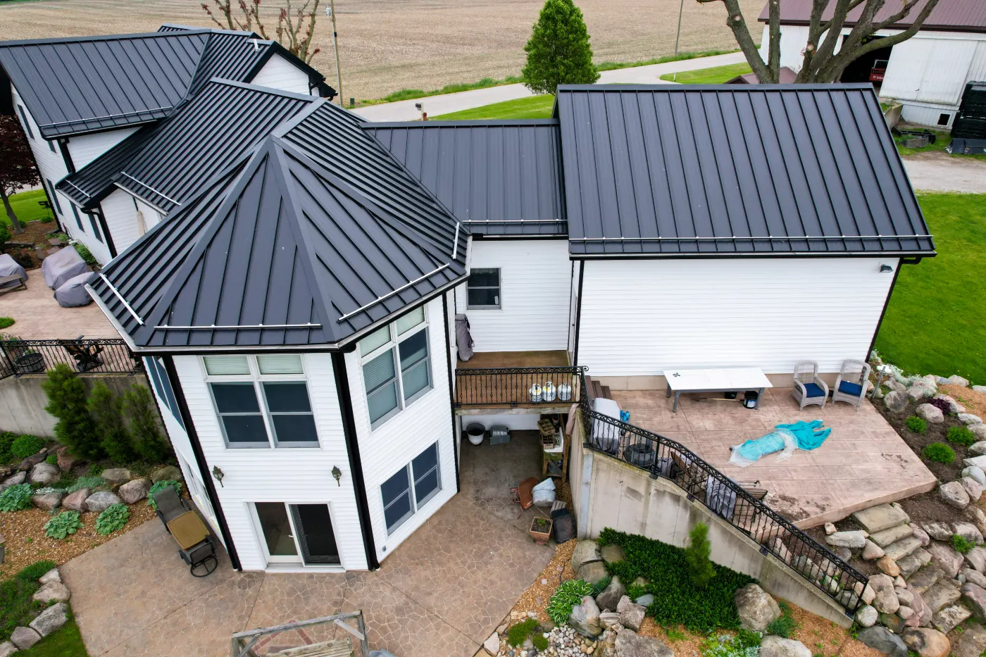 Fiber cement siding installed on a Britton Falls home